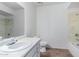 Bathroom with bathtub, sink, and large mirror at 9676 W Mountain View Rd # B, Peoria, AZ 85345