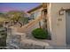 Front entrance with stonework and landscaping at 12 E Foothill Dr, Phoenix, AZ 85020