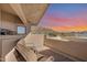 Private patio with mountain views and seating at 12 E Foothill Dr, Phoenix, AZ 85020