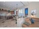 Modern kitchen with dark wood cabinets and breakfast nook at 12657 N 135Th St, Scottsdale, AZ 85259