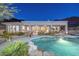 Stunning pool and spa area with large patio and beautiful mountain views at 12657 N 135Th St, Scottsdale, AZ 85259