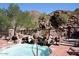 Relaxing community spa with waterfall feature at 12657 N 135Th St, Scottsdale, AZ 85259