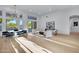 Bright dining room with hardwood floors and chandelier at 1604 E Sheena Dr, Phoenix, AZ 85022