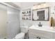 Clean bathroom with updated vanity and shower at 1724 W 15Th Ave, Apache Junction, AZ 85120