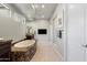 Luxurious bathroom with soaking tub and glass block shower at 1805 W Parnell Dr, Phoenix, AZ 85085