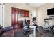 Home gym with exercise equipment and a sauna at 1805 W Parnell Dr, Phoenix, AZ 85085