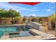 Stunning pool and spa with bridge and mountain views at 1805 W Parnell Dr, Phoenix, AZ 85085