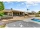 Home features a large backyard with a pool at 18903 N 87Th Dr, Peoria, AZ 85382