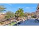 Deck overlooking backyard, pool, and mountains at 19034 N 94Th Way, Scottsdale, AZ 85255