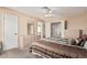 Bedroom features a ceiling fan and ample dresser space at 1918 E Hearn Rd, Phoenix, AZ 85022