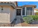 Front entrance with double doors and sidelights, leading to a walkway at 19222 N 70Th Ave, Glendale, AZ 85308