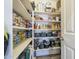 Well-organized pantry with ample shelving at 2265 E Mallard Ct, Gilbert, AZ 85234