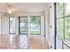 Bright room with sliding glass doors opening to the pool at 3117 E Sierra Madre Way, Phoenix, AZ 85016