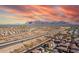 Aerial view of houses near a highway with mountain views at 3234 S Bowman Rd, Apache Junction, AZ 85119