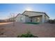 New construction home with backyard and artificial turf at 34909 N Palm Dr, San Tan Valley, AZ 85140