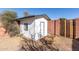 Exterior storage shed in backyard, providing additional storage at 3744 W Malapai Dr, Phoenix, AZ 85051