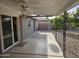 Covered patio with access to the backyard at 4054 E Clovis Cir, Mesa, AZ 85206