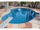 Refreshing blue pool with diving board and patio at 4421 W Laurie Ln, Glendale, AZ 85302