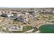 Aerial view of community and lake at 4717 S Ferric --, Mesa, AZ 85212