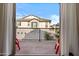 Private balcony with red chairs and views of the community at 4717 S Ferric --, Mesa, AZ 85212