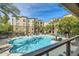 Inviting pool area with ample seating at 5450 E Deer Valley Dr # 1180, Phoenix, AZ 85054