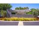 Modern entryway with a wall and landscaping at 7028 N Barbados Pl, Phoenix, AZ 85021