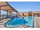 Stunning rooftop pool and spa with a mountain backdrop at 7175 E Camelback Rd # 207, Scottsdale, AZ 85251