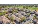 Aerial view of homes with tile roofs near a golf course at 7705 E Doubletree Ranch Rd # 55, Scottsdale, AZ 85258