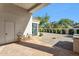 Relaxing patio with stone flooring and seating at 7705 E Doubletree Ranch Rd # 55, Scottsdale, AZ 85258