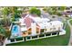 Modern home with pool, patio and large fenced yard in a verdant community at 8255 E Morgan Trl, Scottsdale, AZ 85258