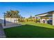 Pergola and patio in a well-maintained backyard at 8732 E Valley Vista Dr, Scottsdale, AZ 85250