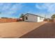 Spacious backyard, gravel ground, wood fence at 902 S 96Th St, Mesa, AZ 85208