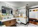 Modern bathroom with double vanity and a walk-in shower at 114 W Adams St # 203, Phoenix, AZ 85003