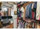 Large closet with clothing and shelving at 114 W Adams St # 203, Phoenix, AZ 85003