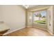 Bright dining room with a large window overlooking the backyard at 11825 S 46Th St, Phoenix, AZ 85044
