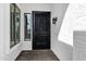 Close-up of an ornate black security door with a window, offering both security and curb appeal at 1612 E Zion Way, Chandler, AZ 85249
