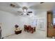 Dining area features a wood table and access to the kitchen at 1807 S 364Th Ave, Tonopah, AZ 85354