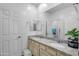 Double vanity bathroom with granite countertop at 21269 W Haven Dr, Buckeye, AZ 85396