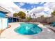 Stunning kidney-shaped pool in a sun-drenched backyard at 2643 E Boise St, Mesa, AZ 85213