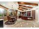 Gourmet kitchen with granite countertops and wooden cabinets at 34587 N Ironwood Rd, Scottsdale, AZ 85266