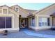 Front entry with decorative metal door and walkway at 4041 E Milton Dr, Cave Creek, AZ 85331