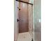 Clean bathroom with a walk-in shower and neutral tile at 4222 E Mclellan Cir # 7, Mesa, AZ 85205