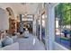 Elegant hallway with high ceilings and access to backyard at 4222 E Mclellan Cir # 7, Mesa, AZ 85205
