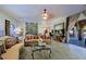 Bright living room with hardwood floors and access to the patio at 4222 E Mclellan Cir # 7, Mesa, AZ 85205