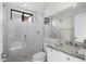 Clean bathroom with a large walk-in shower and marble vanity at 4515 N 36Th Way, Phoenix, AZ 85018
