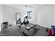 Home gym with Peloton bike and weight bench at 4515 N 36Th Way, Phoenix, AZ 85018