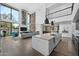 Modern kitchen with a large island, and high ceilings at 4515 N 36Th Way, Phoenix, AZ 85018