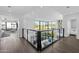 Modern upper hallway with views of the living area and backyard at 4515 N 36Th Way, Phoenix, AZ 85018