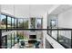 Modern upper hallway overlooking the living room and backyard at 4515 N 36Th Way, Phoenix, AZ 85018