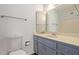 Bathroom with vanity, toilet, and shower/tub combo at 5518 W Mercury Way, Chandler, AZ 85226